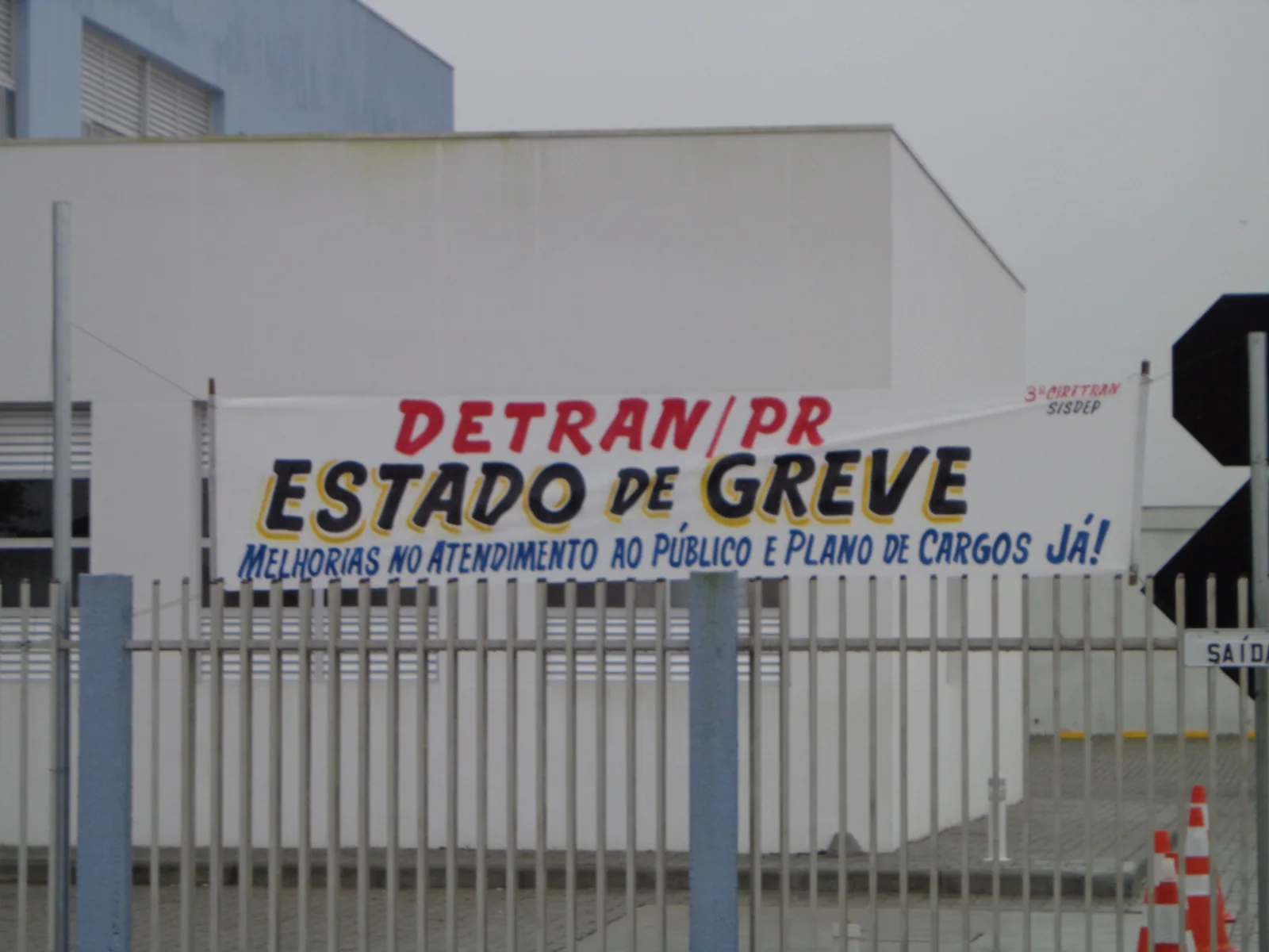 Novembro de 2012: as CIRETRANs do estado em estado de greve